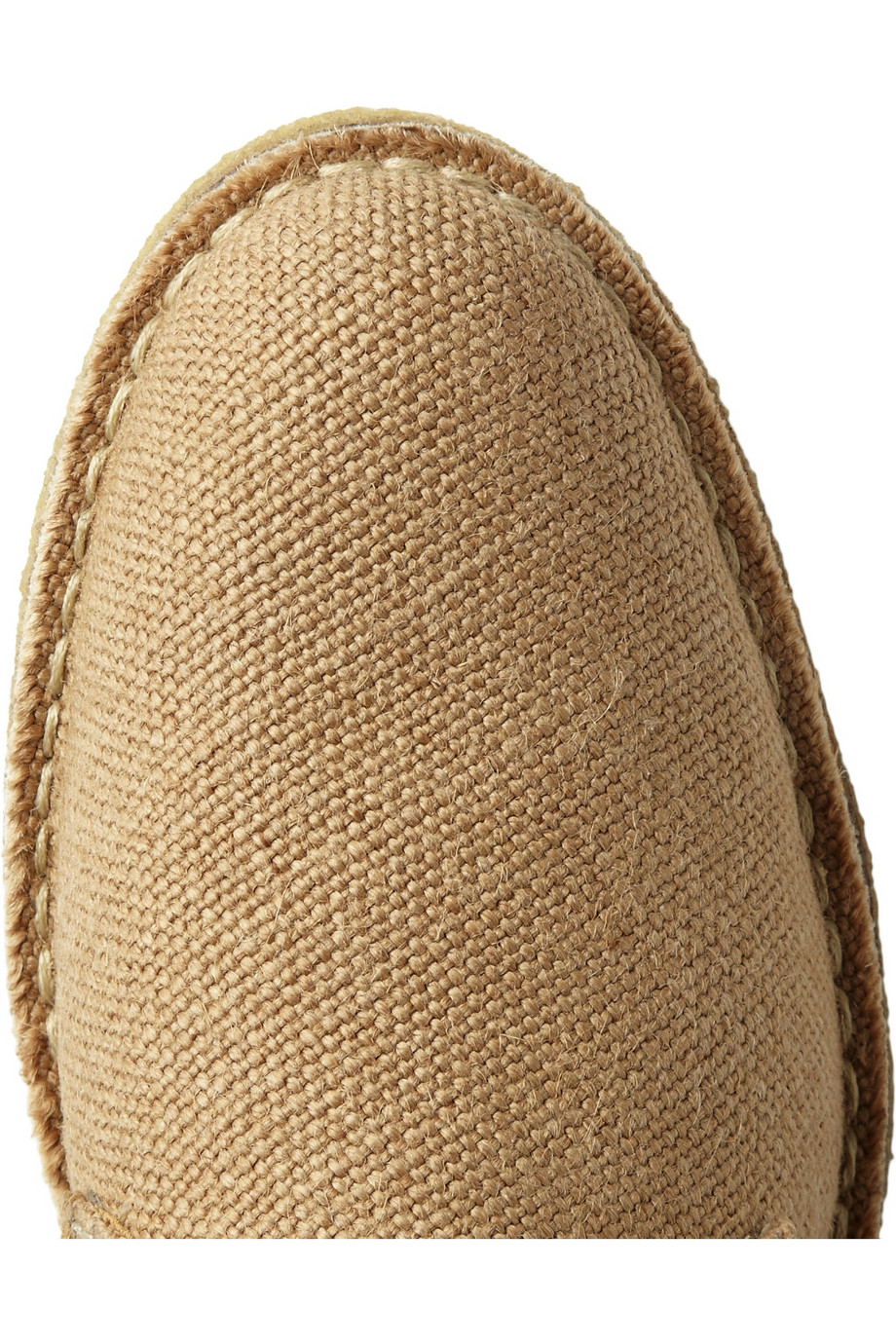 AMI Crepe Sole Canvas Desert Boots in Natural for Men Lyst