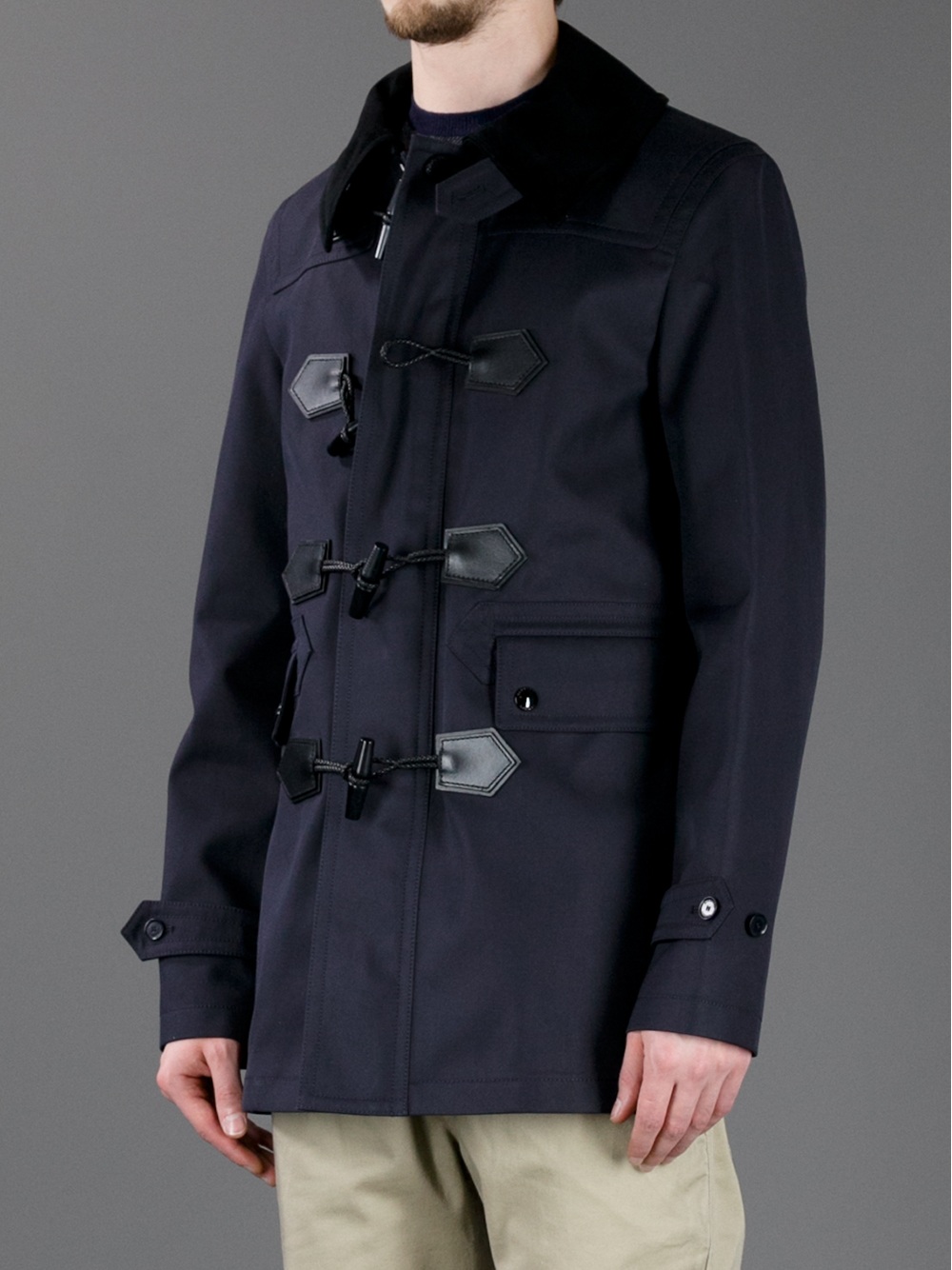 Burberry Duffle Coat in Blue for Men (navy) | Lyst