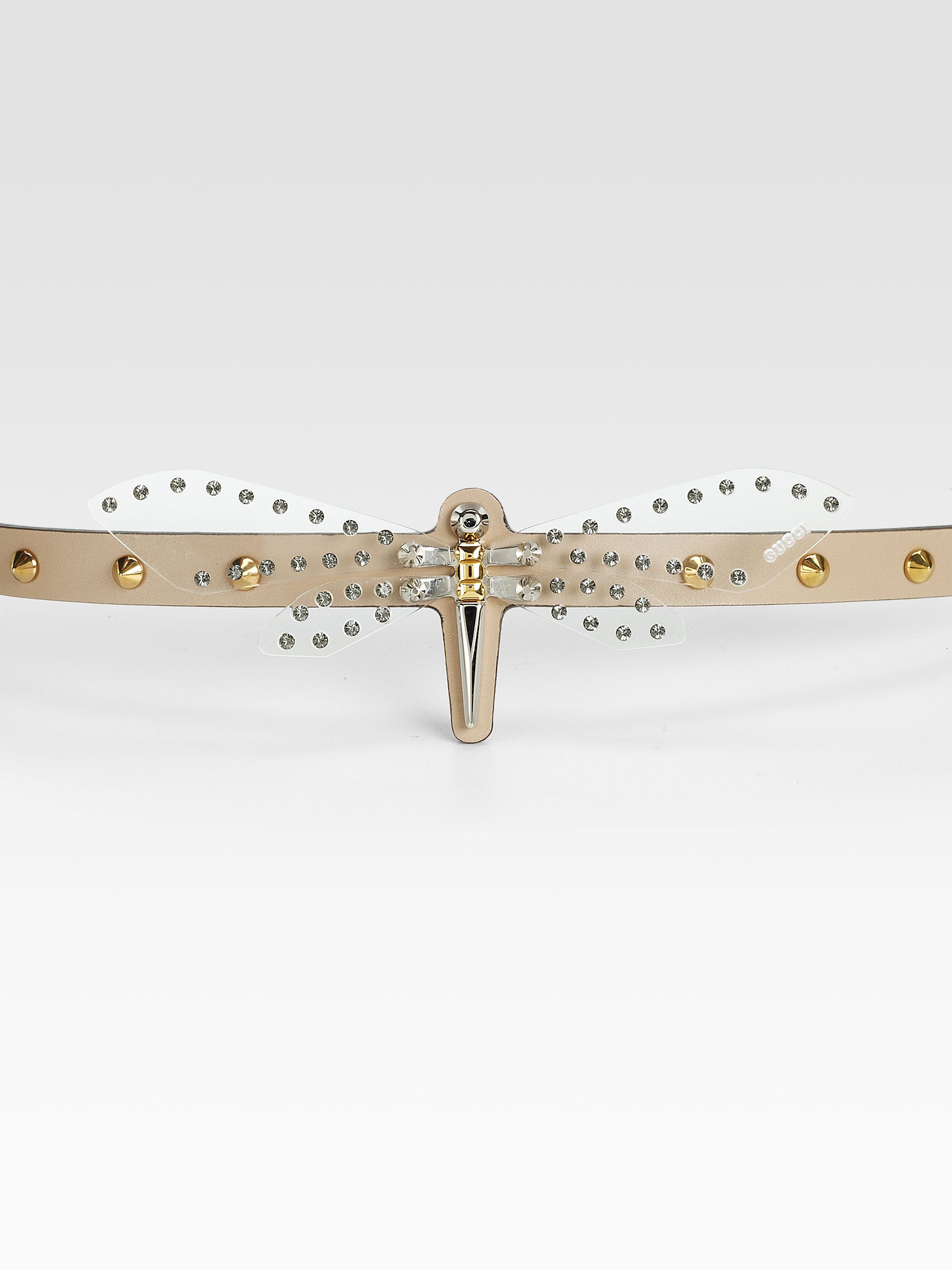 gucci dragonfly belt