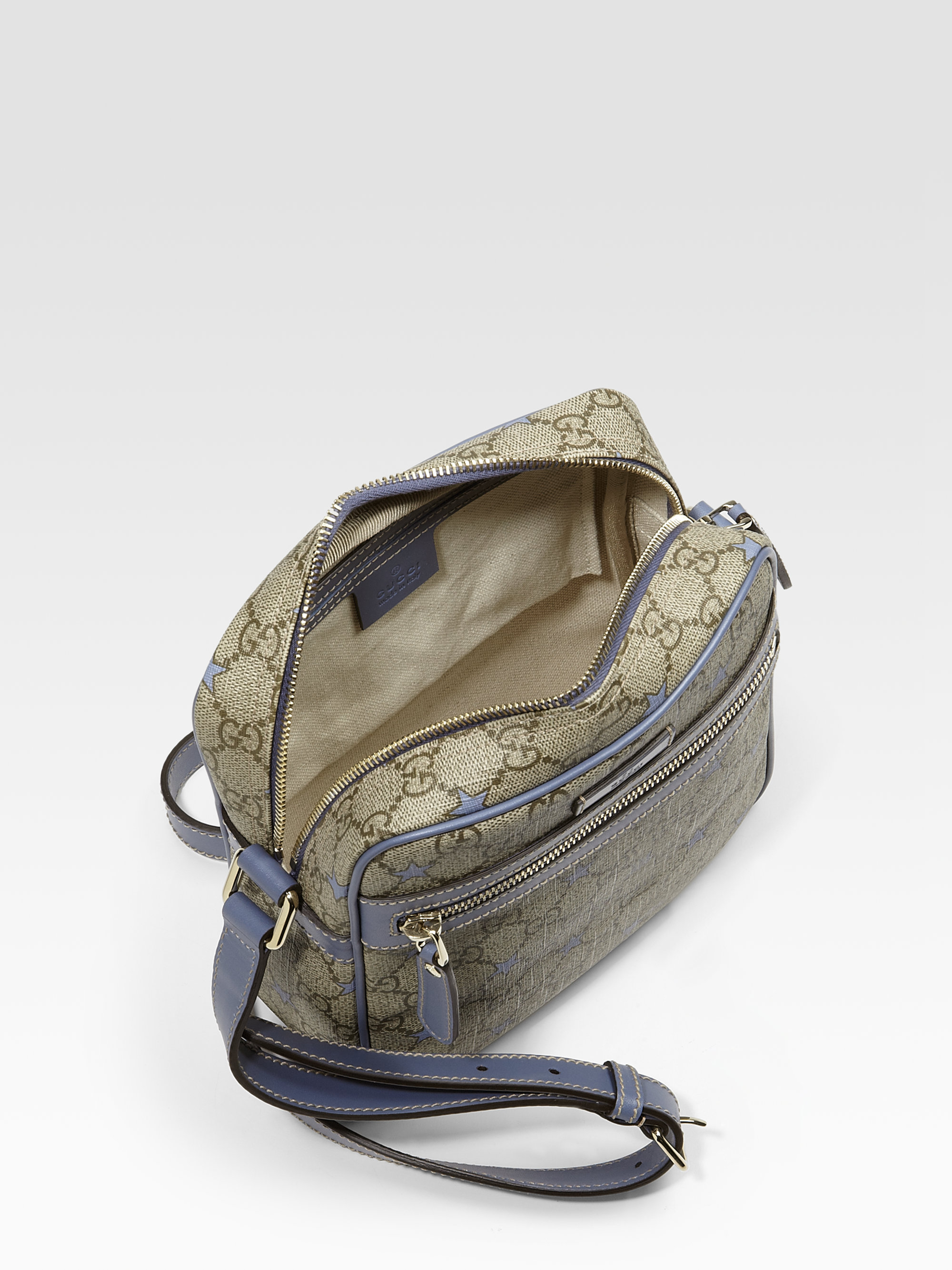 Gucci Gg Pu Stars Fabric Shoulder Bag in Sky (Natural) for Men Lyst