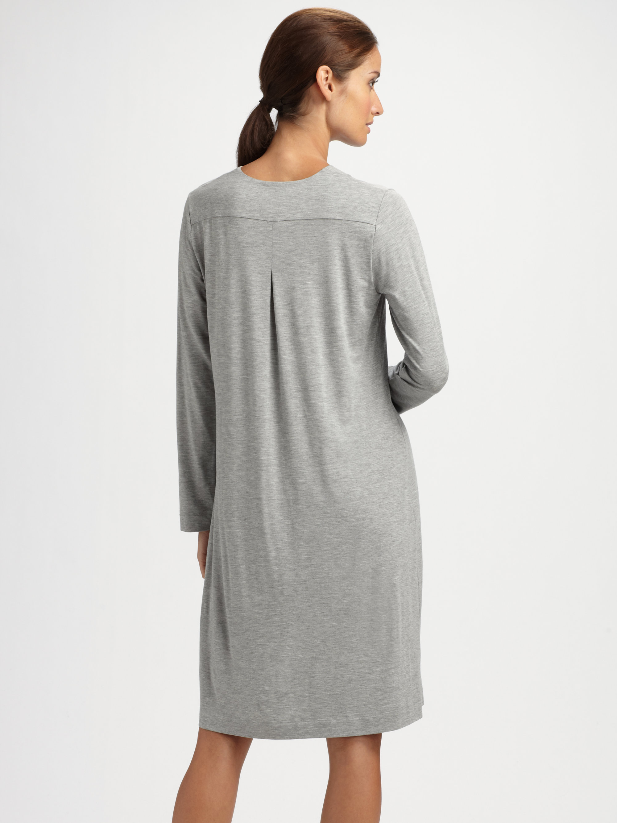 hanro long sleeve nightgown
