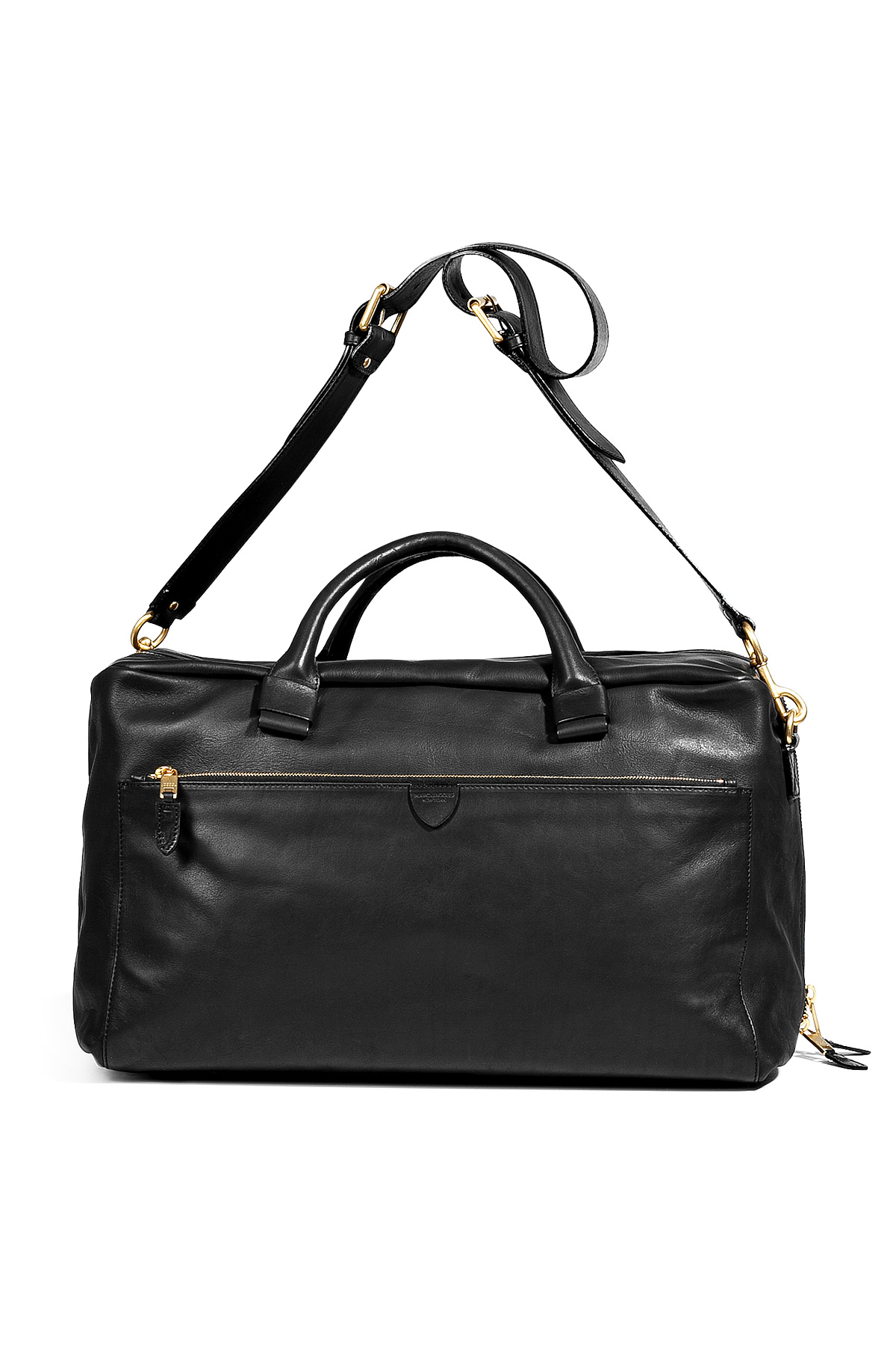 Marc jacobs Leather Travel Bag in Black for Men | Lyst  