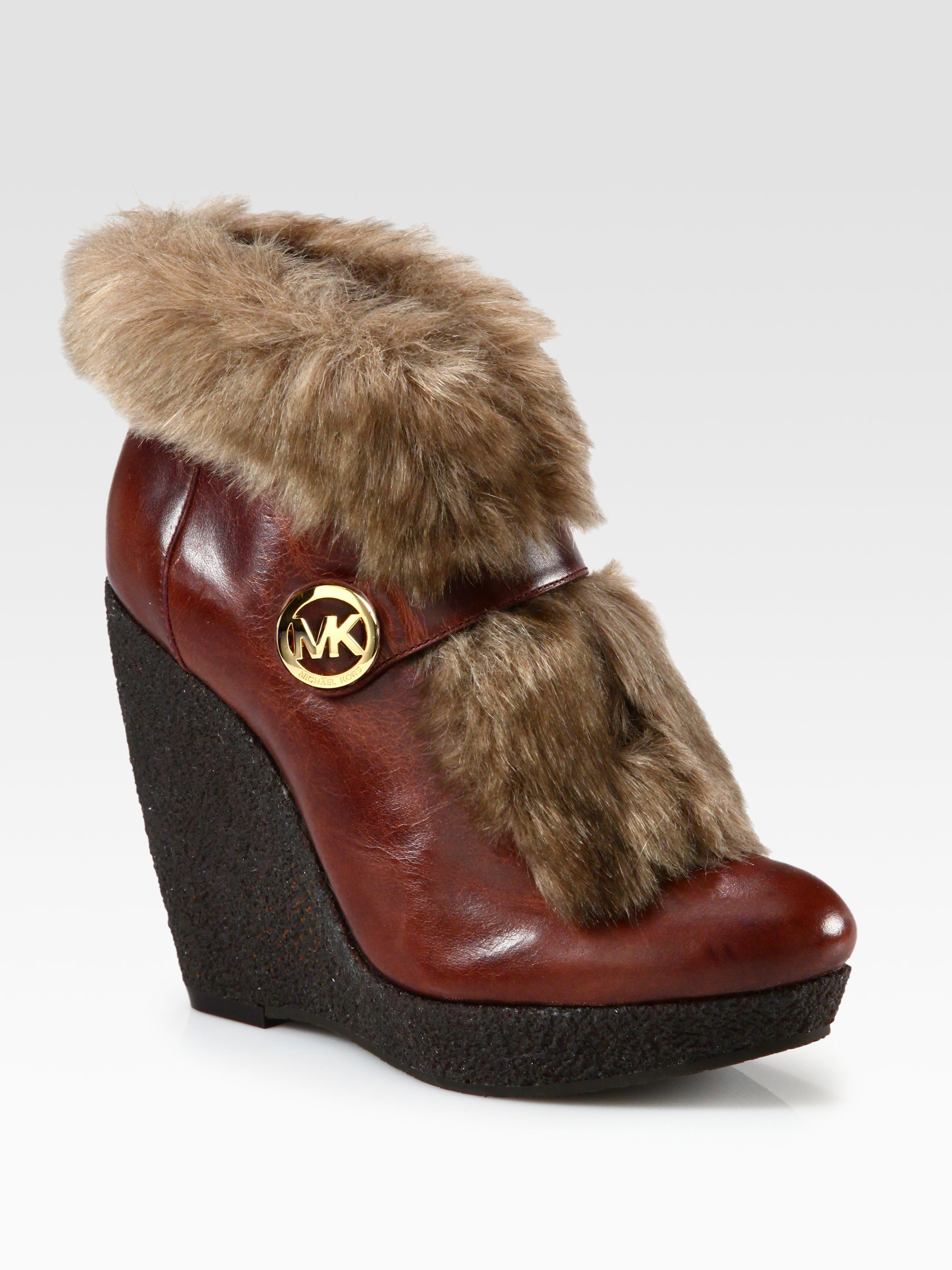 michael kors leather boots sale