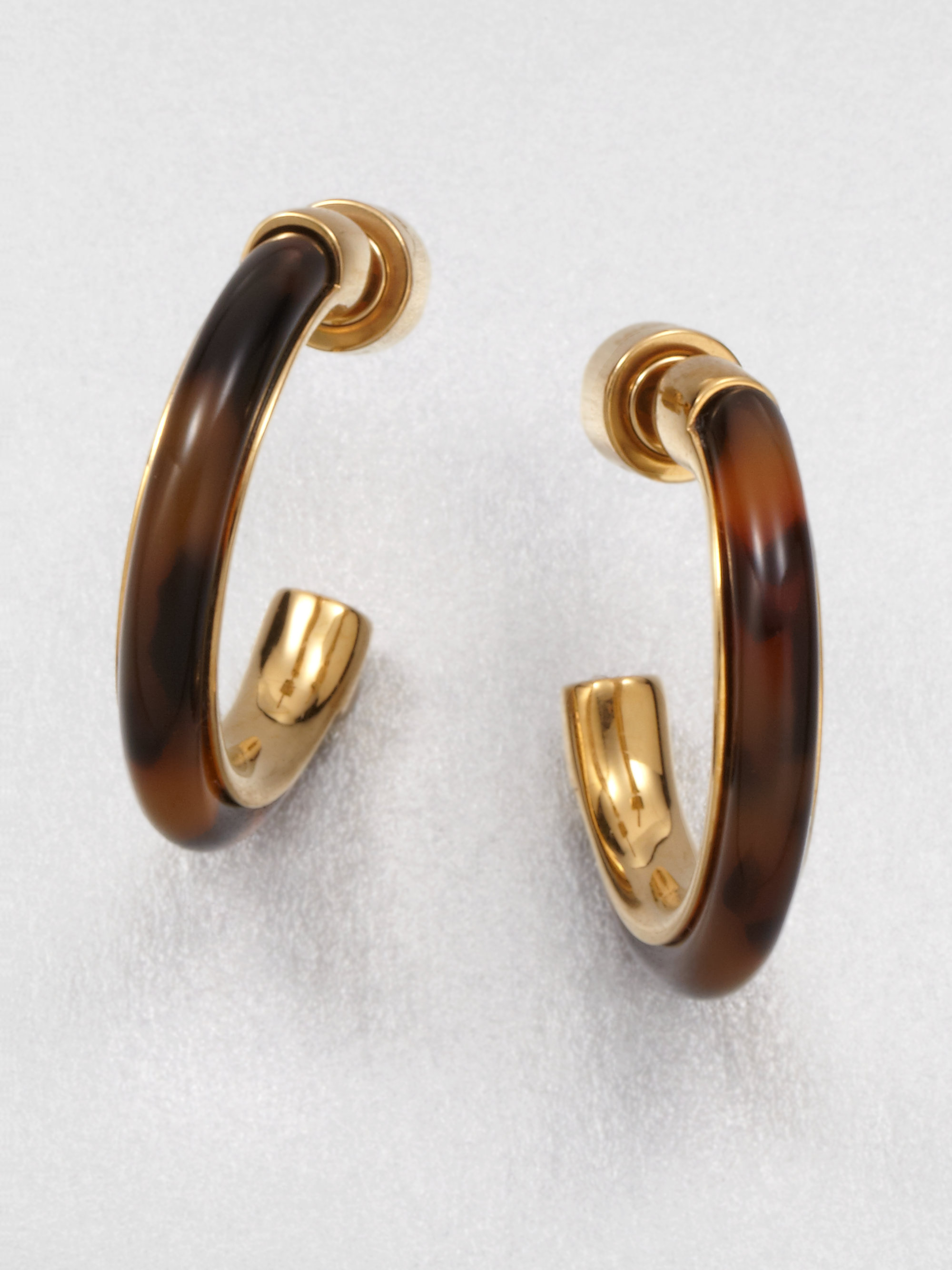 michael kors tortoise shell earrings
