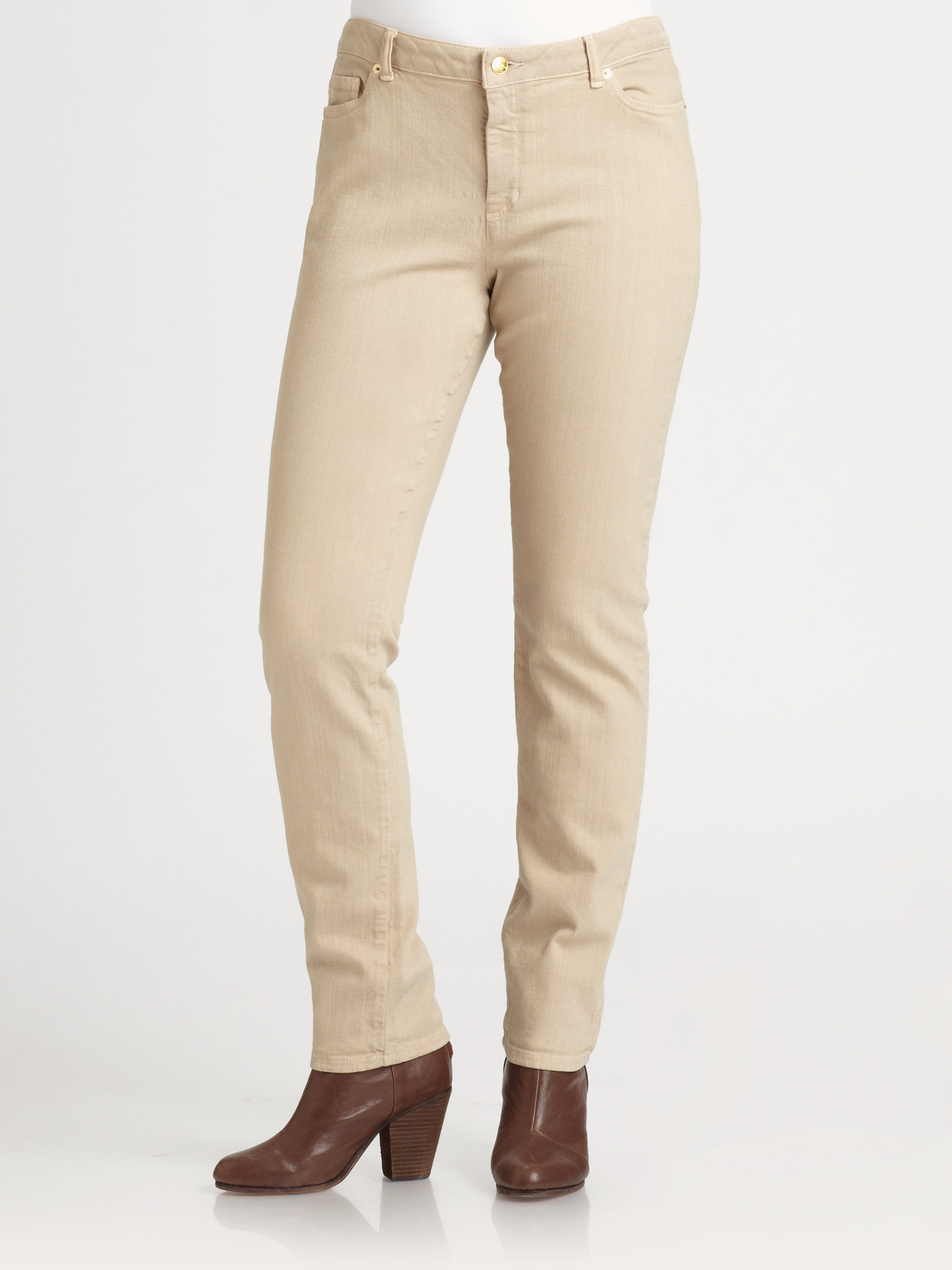 michael kors jeans womens brown