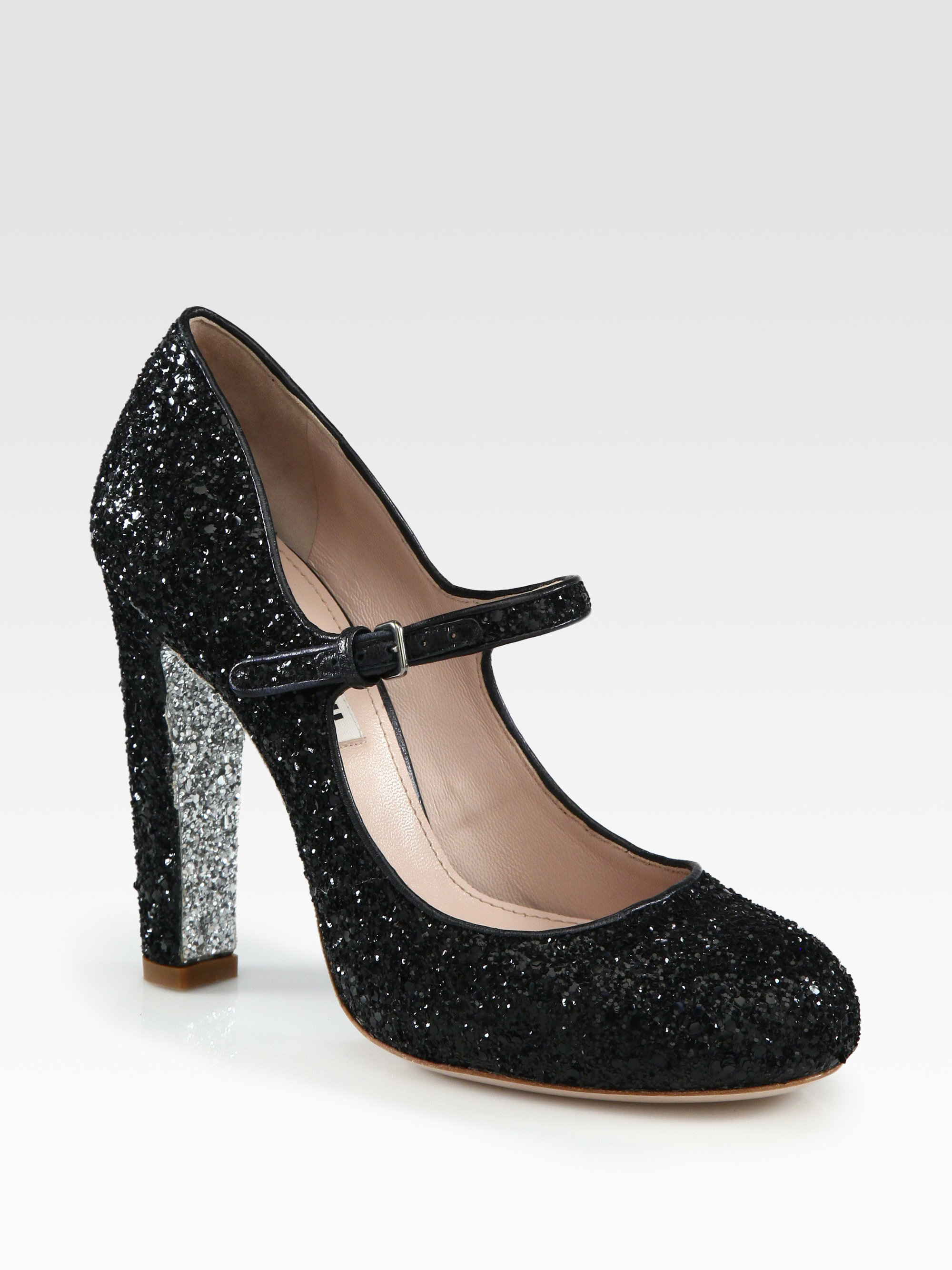 miu miu black mary janes