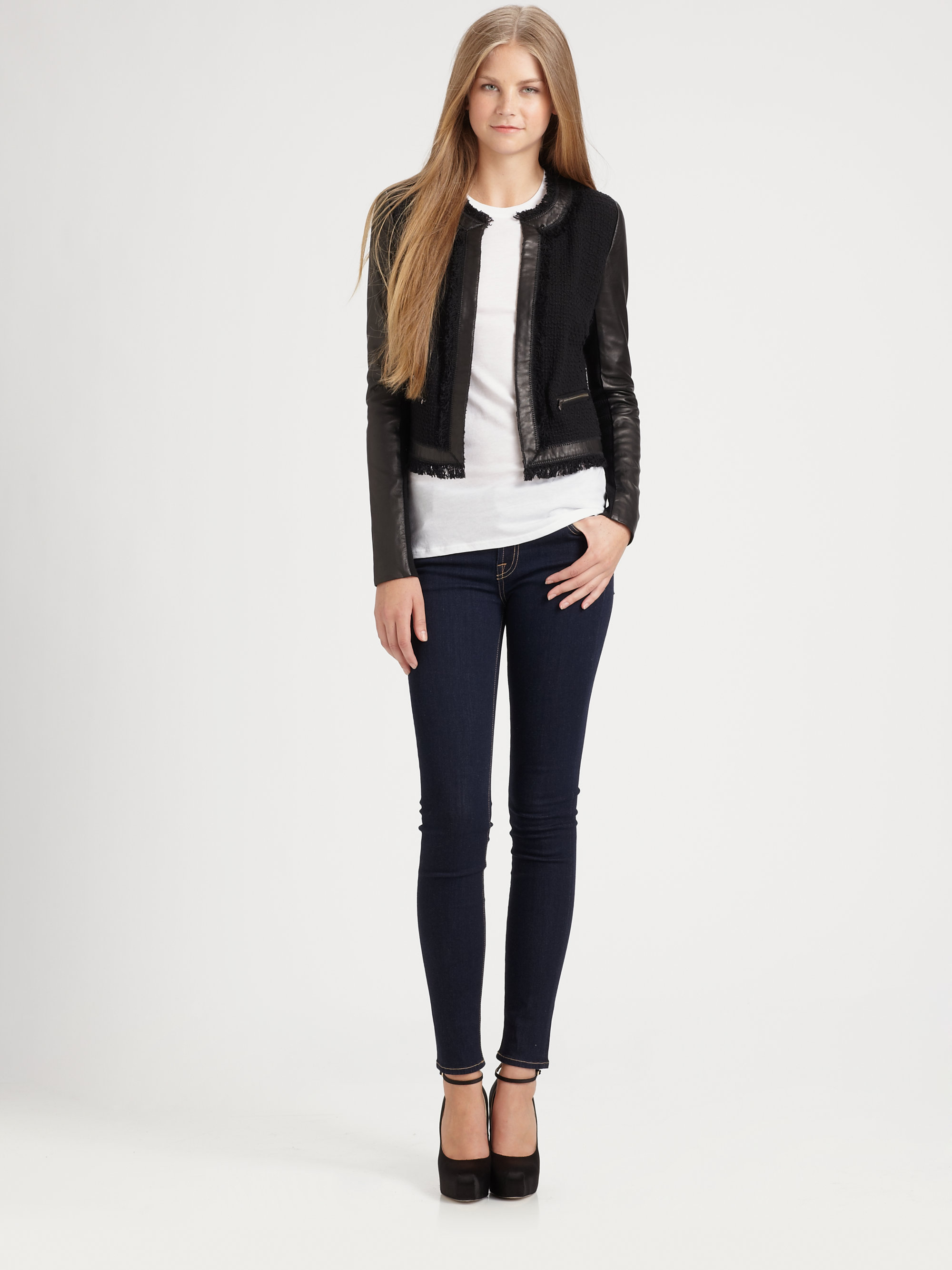 rebecca taylor tweed jacket sale
