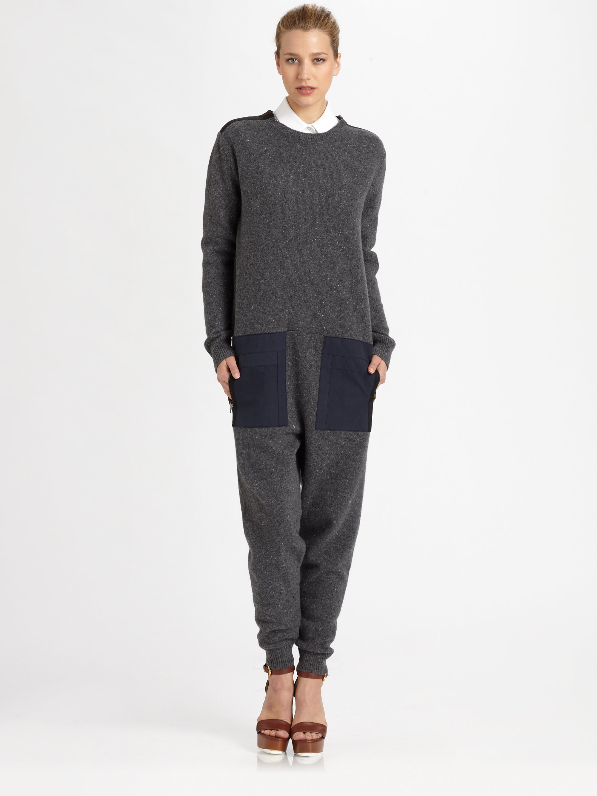 jumpsuit wool