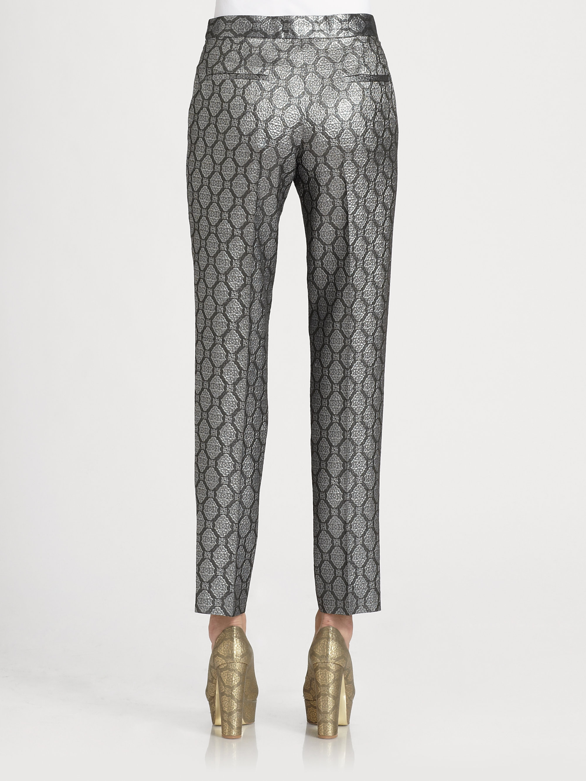 brocade pants with top