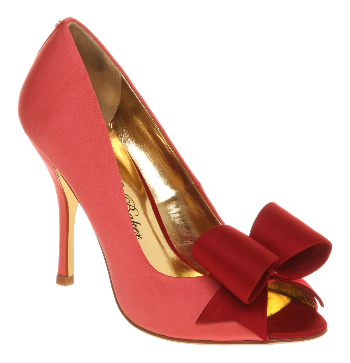 ted baker pink court shoes