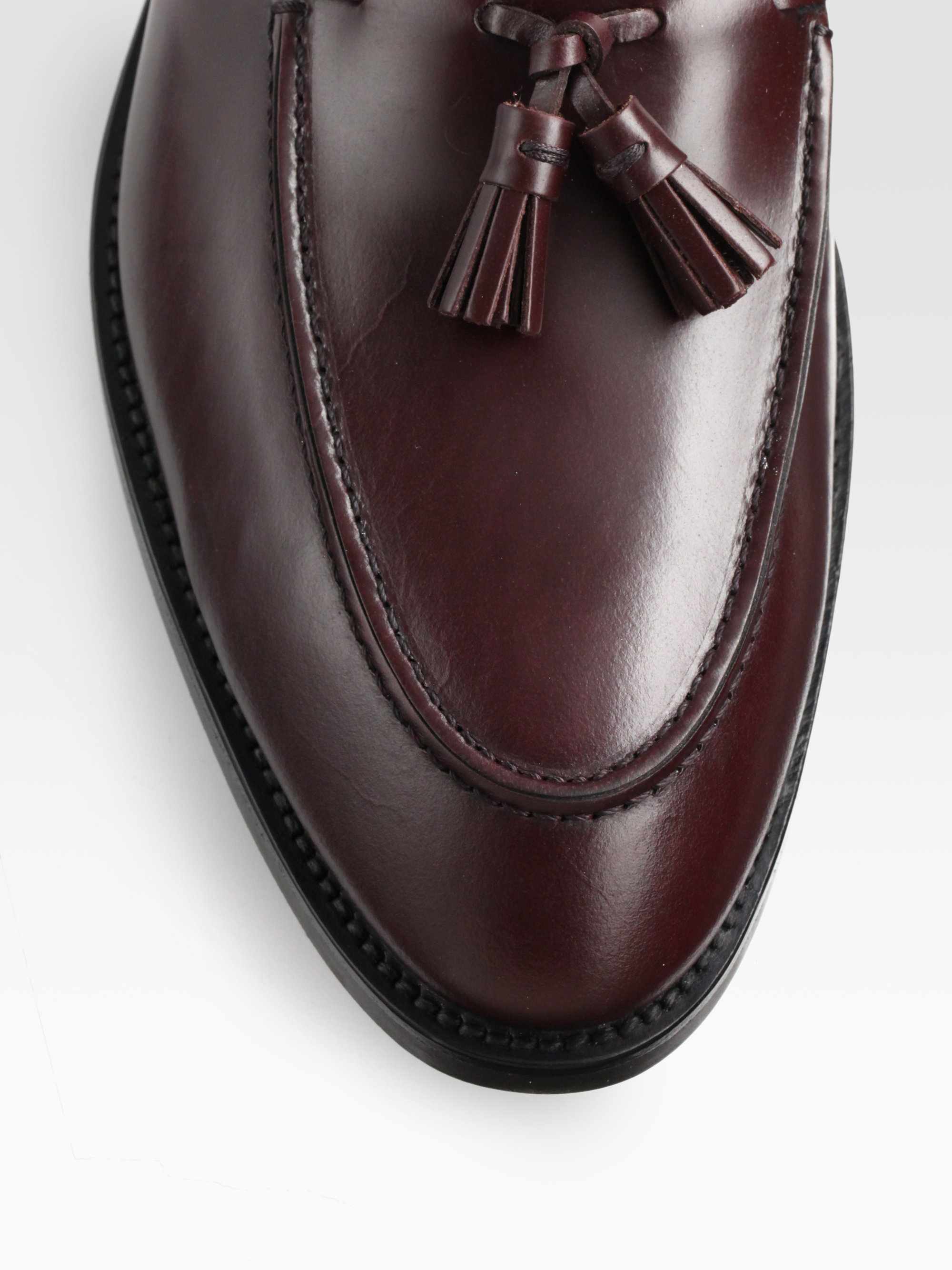 Lyst - Tod'S Leather Tassel Loafers in Brown for Men