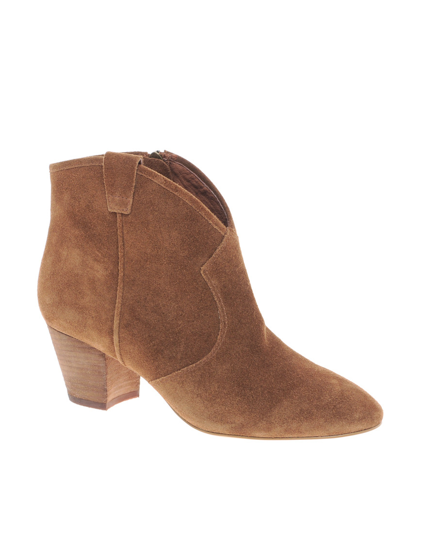 Ash Spiral Camel Western Boots in Brown - Lyst