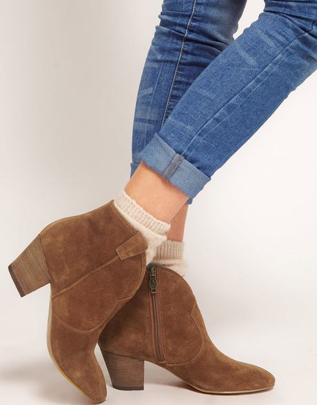 Ash Spiral Camel Western Boots in Brown (camel) | Lyst