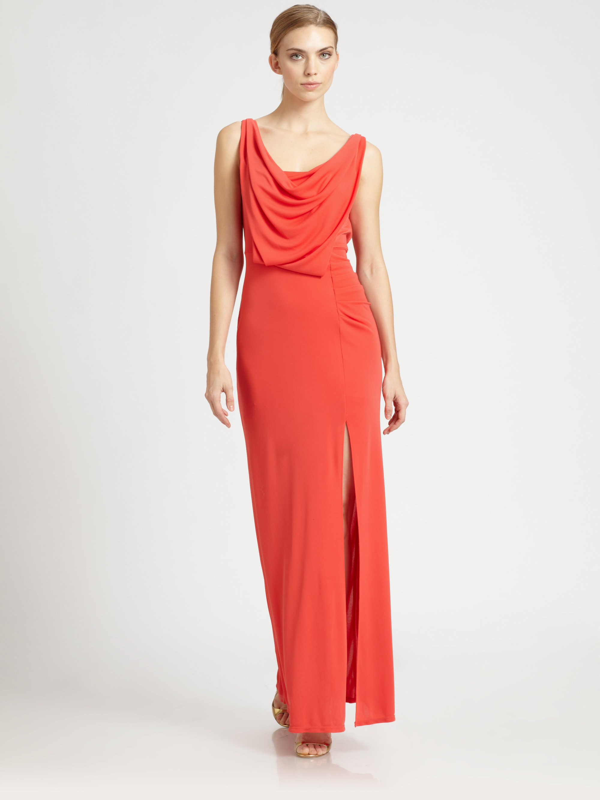 bcbg draped dress