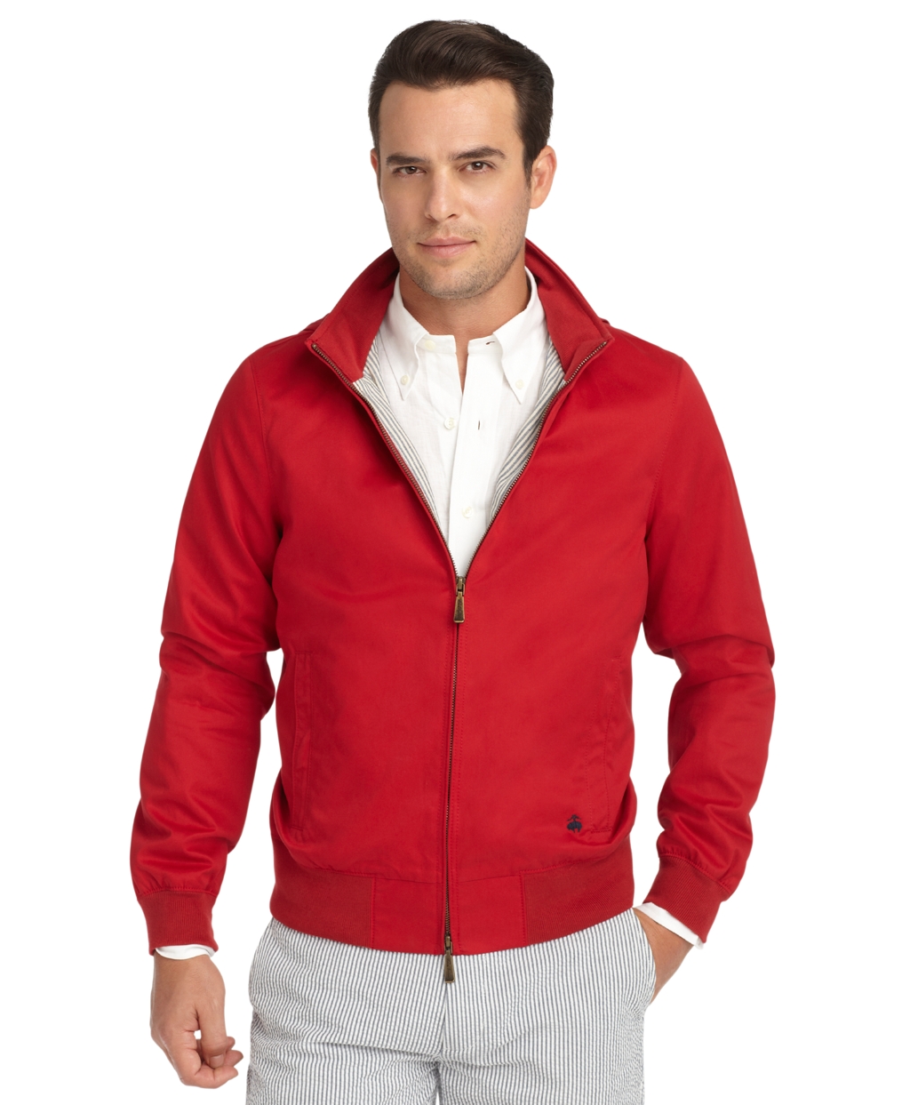 brooks jackets red