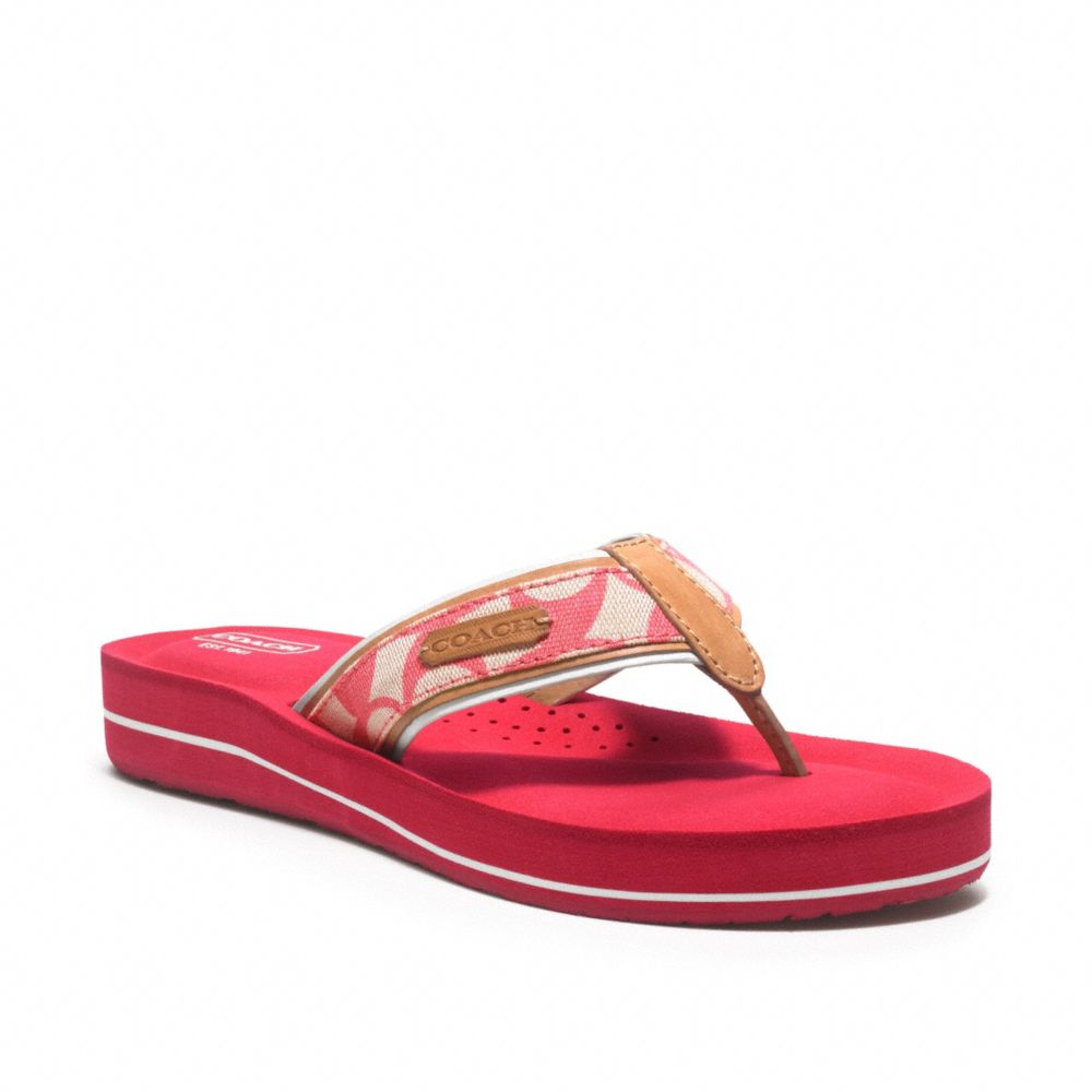 coach flip flops on sale