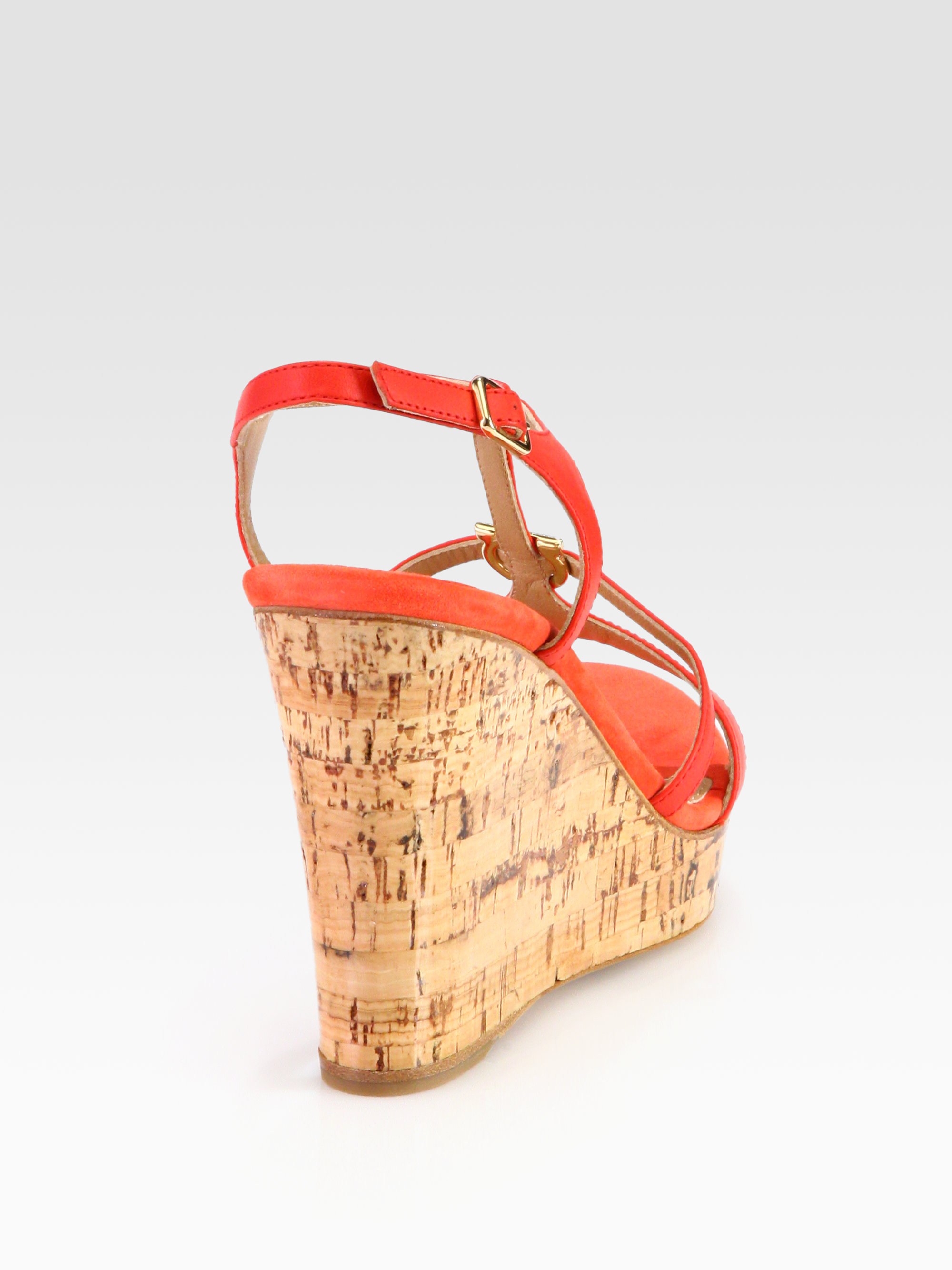 ferragamo cork wedge