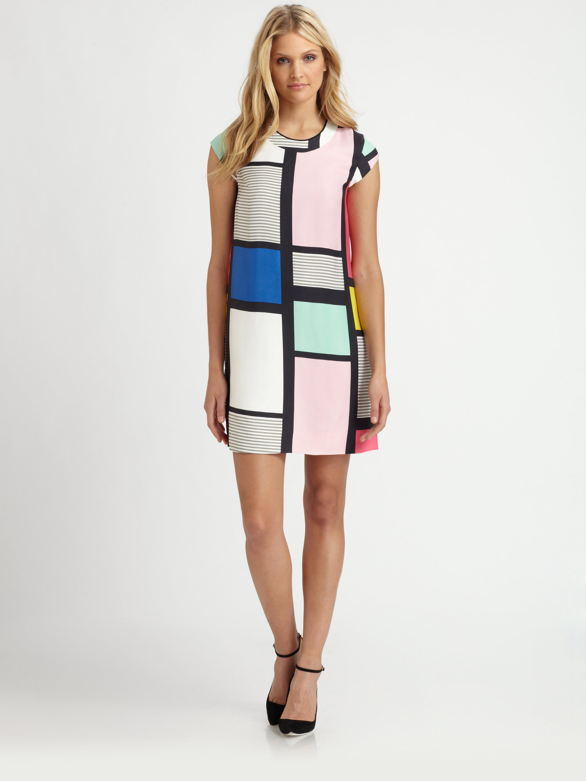 Kate Spade Claudette Colorblock Dress | Lyst