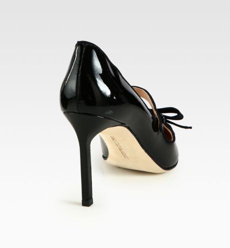 manolo blahnik patent leather
