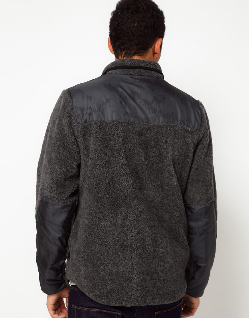 Nike Polar Tech Fleece Jacket in Grey (Gray) for Men - Lyst