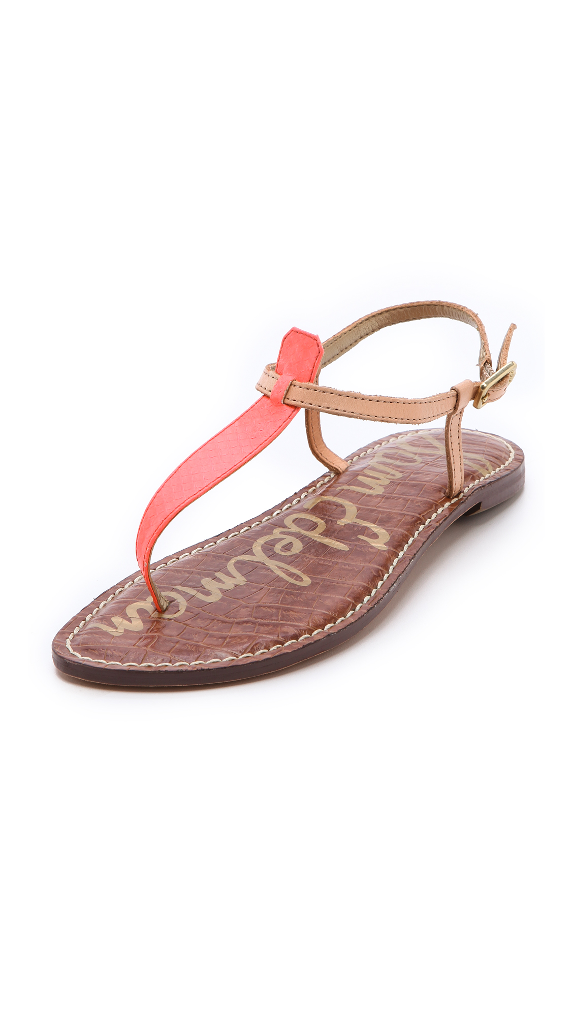 thin t strap flat sandals