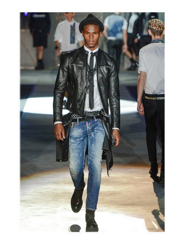 dsquared leather jacket