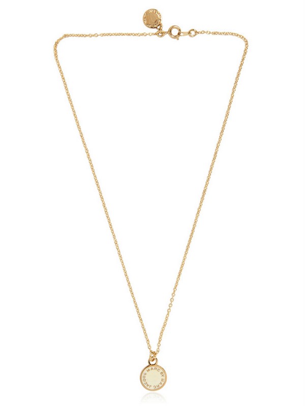 Marc By Jacobs Classic Enamel Disc Pendant In Cream Natural Lyst - Marc By Marc Jacobs Enamel Disc Pendant Necklace Marc By Jacobs Classic Enamel Disc Pendant In Cream Natural Lyst - Marc By Marc Jacobs Enamel Disc Pendant Necklace