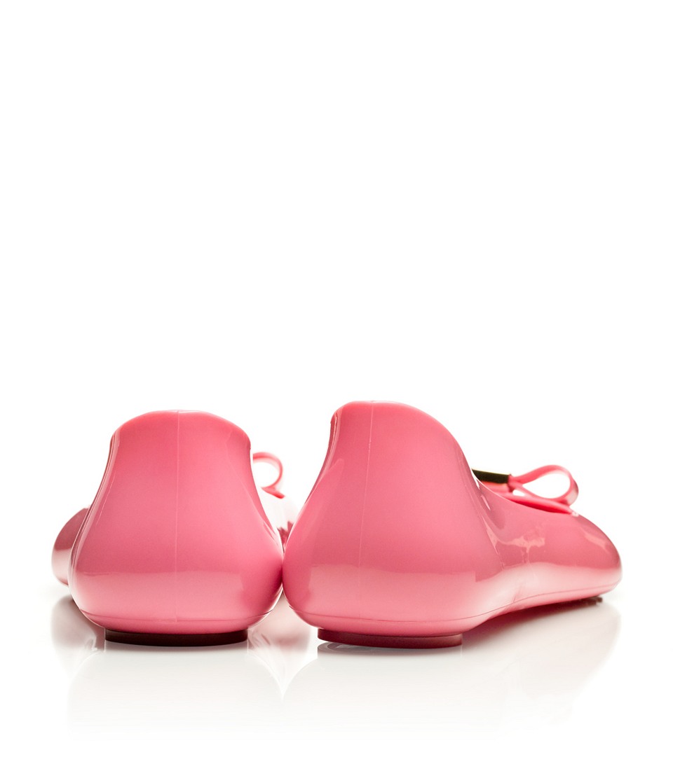 tory burch ballet flats with bow