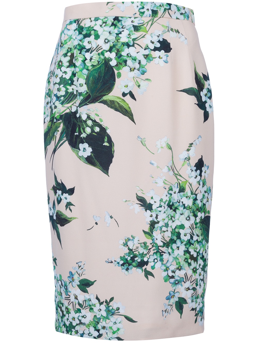 Dolce & Gabbana Floral Print Pencil Skirt in Floral | Lyst