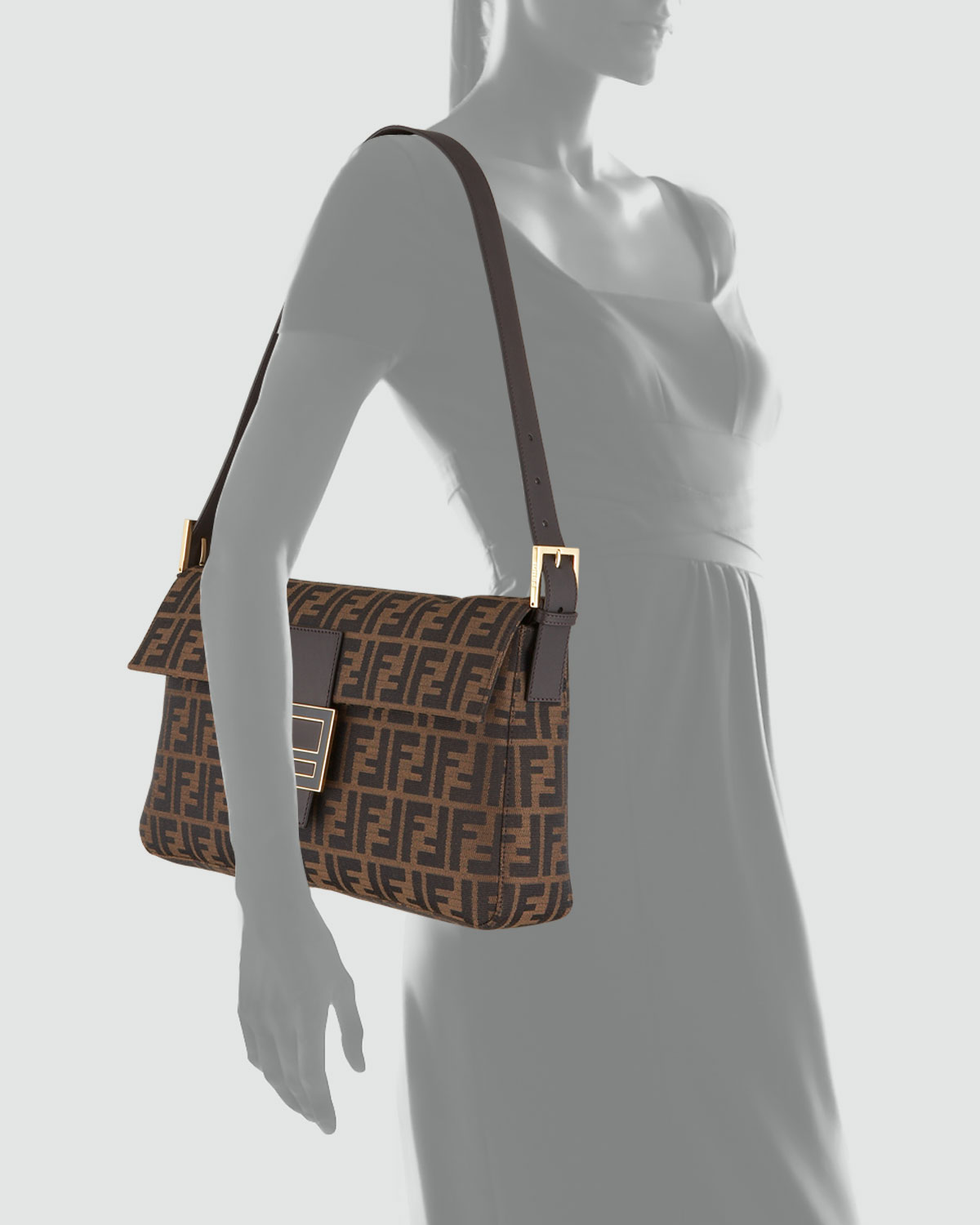 fendi baguette bag canvas
