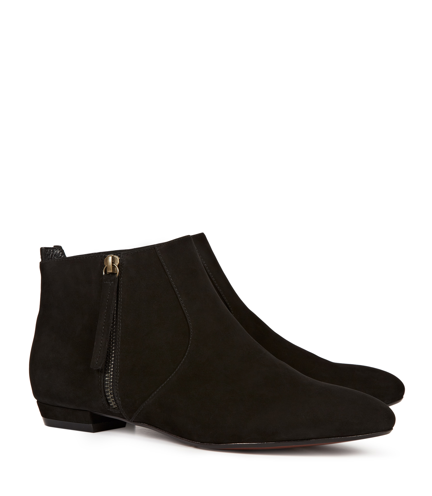 cute flat ankle boots