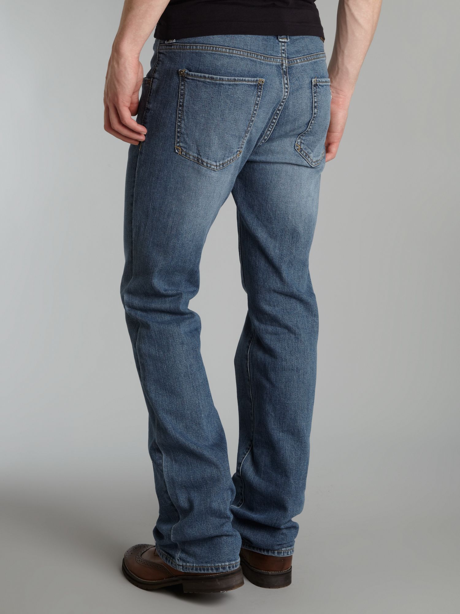 Armani jeans J05 Boot Cut Light Wash Jeans in Blue for Men (denim light ...