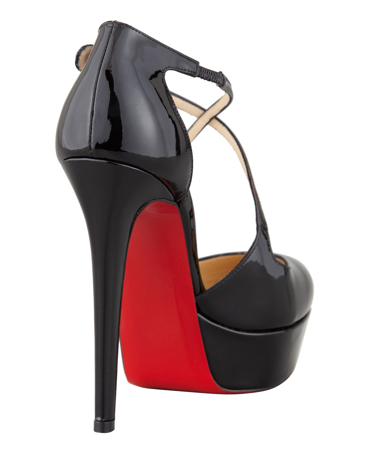 red bottom platform shoes