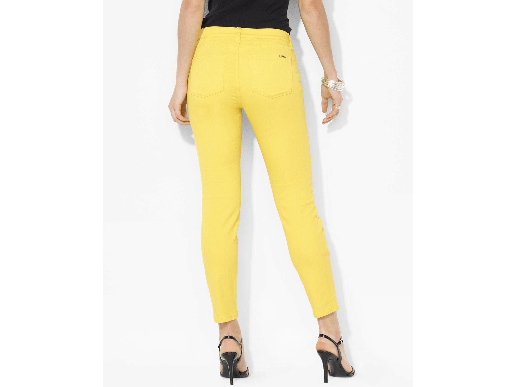 ralph lauren yellow jeans