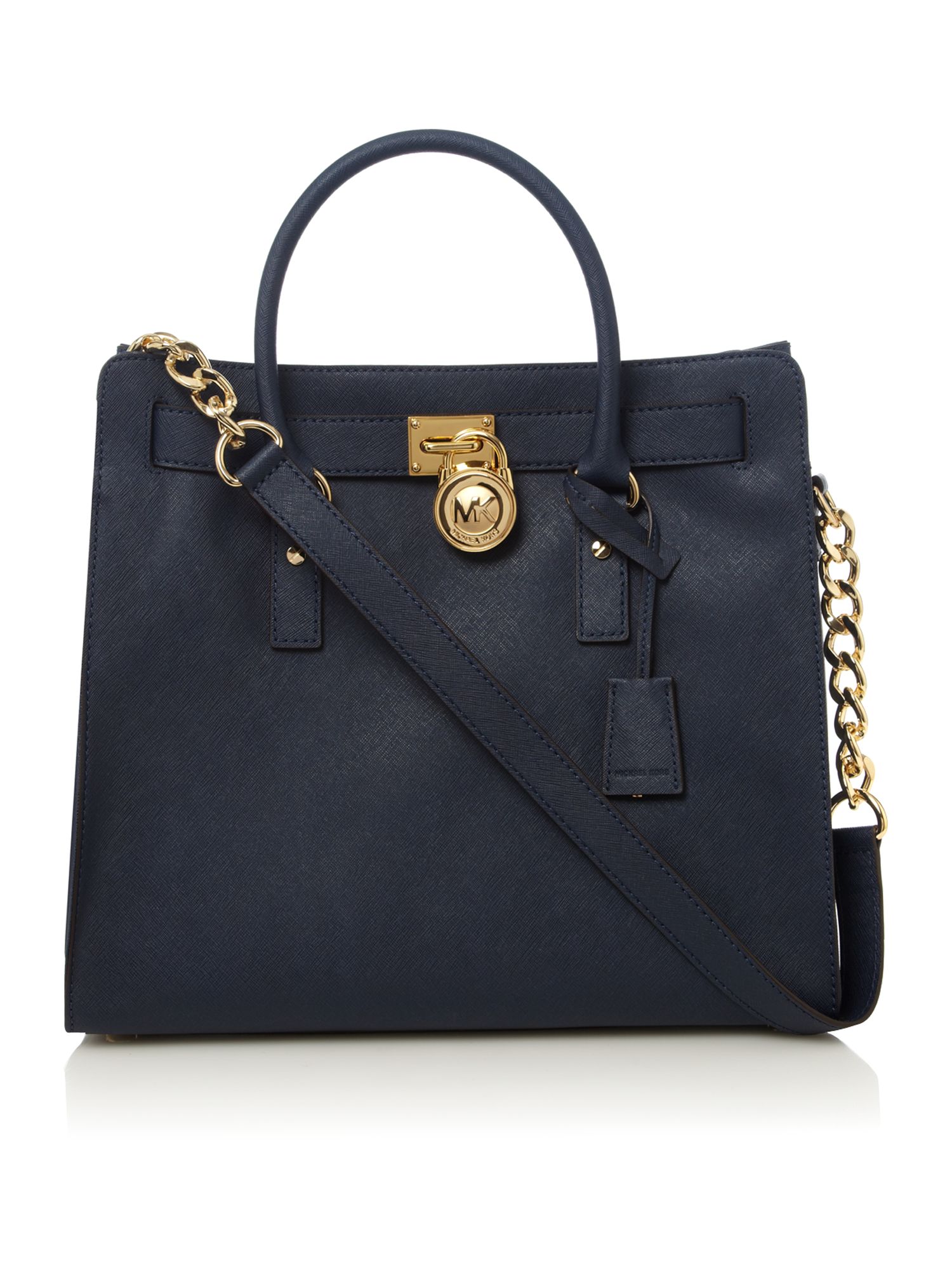 Michael kors Hamilton Large Tote Bag in Blue - Save 30% | Lyst