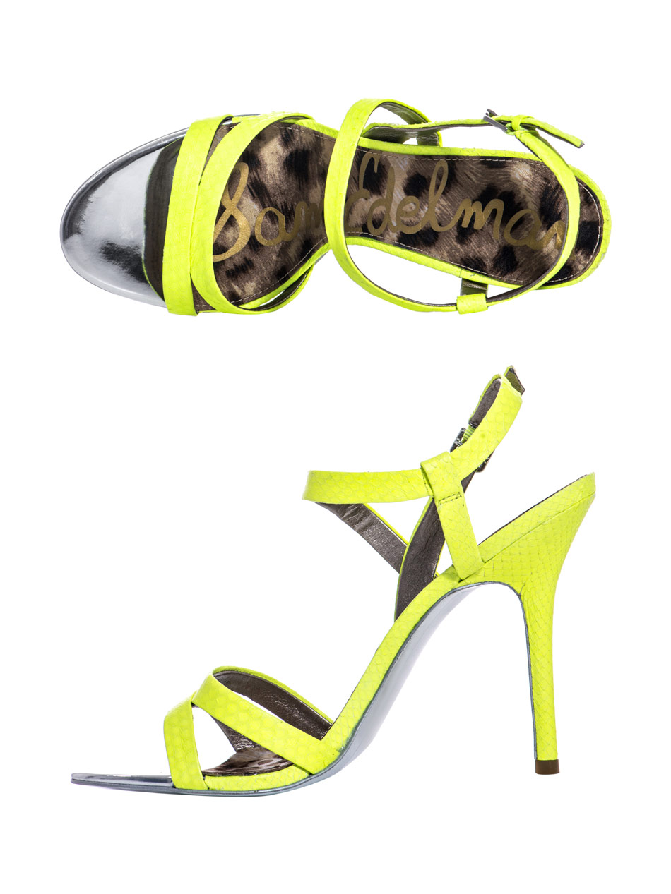Sam Edelman Abbot Sandals in Lime (Yellow) Lyst