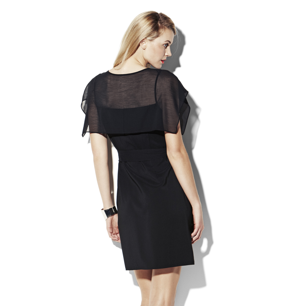 bebe black midi dress