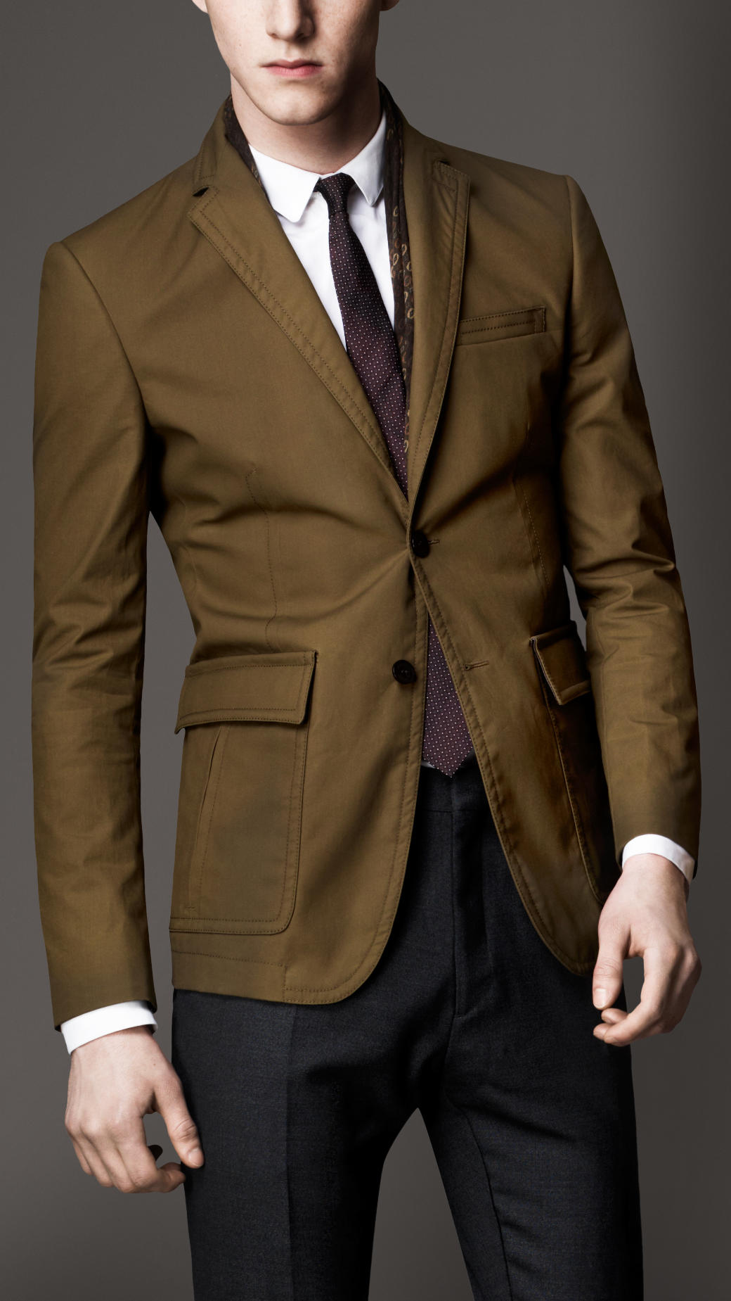 Waxed sports jacket sale
