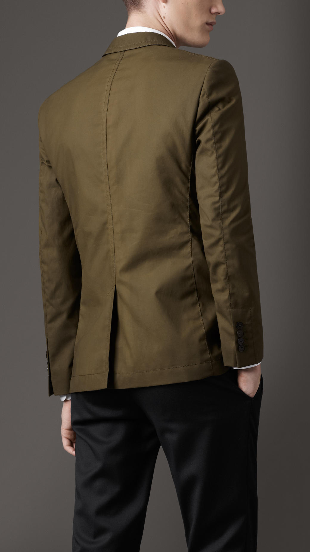cotton leather jacket
