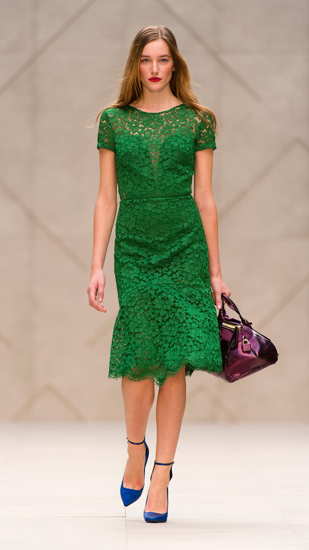 Burberry Prorsum Cutout Back Lace Dress ...