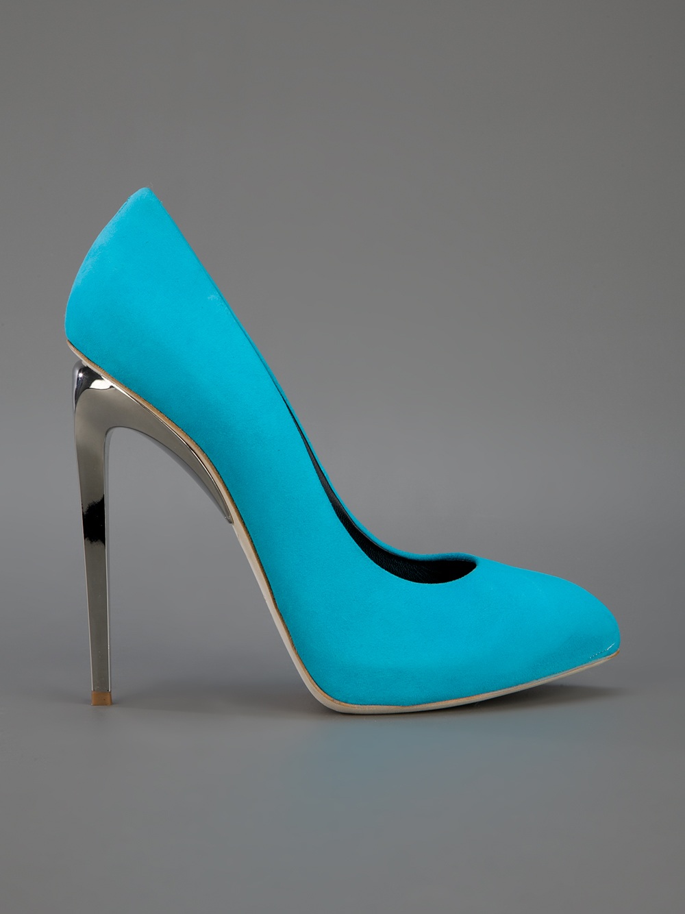 Giuseppe zanotti Pointed Toe Pump in Blue (turquoise) | Lyst