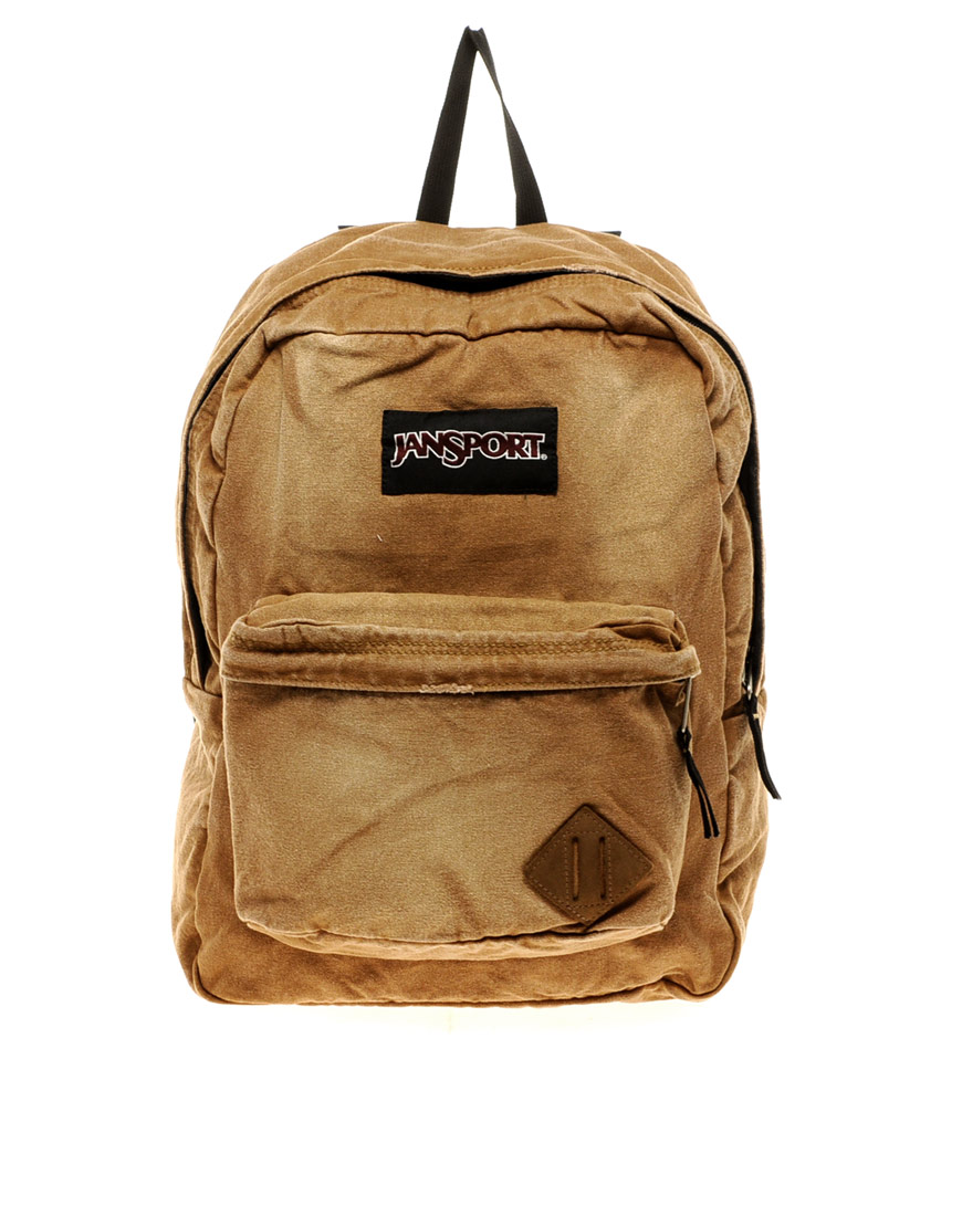 Jansport Slacker Backpack in Brown for Men | Lyst
