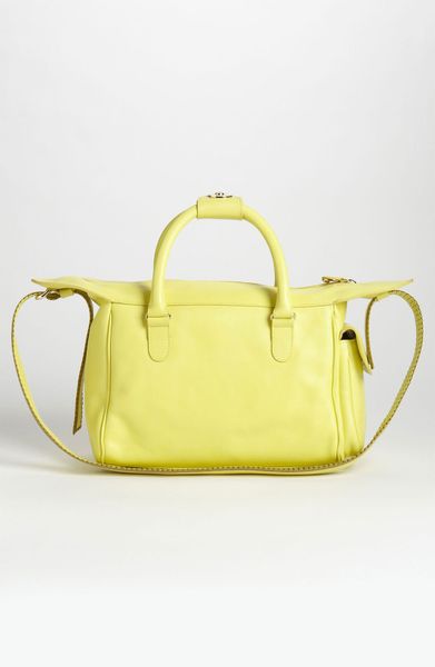 See By Chloé Maani Double Function Satchel in Yellow (canary) | Lyst