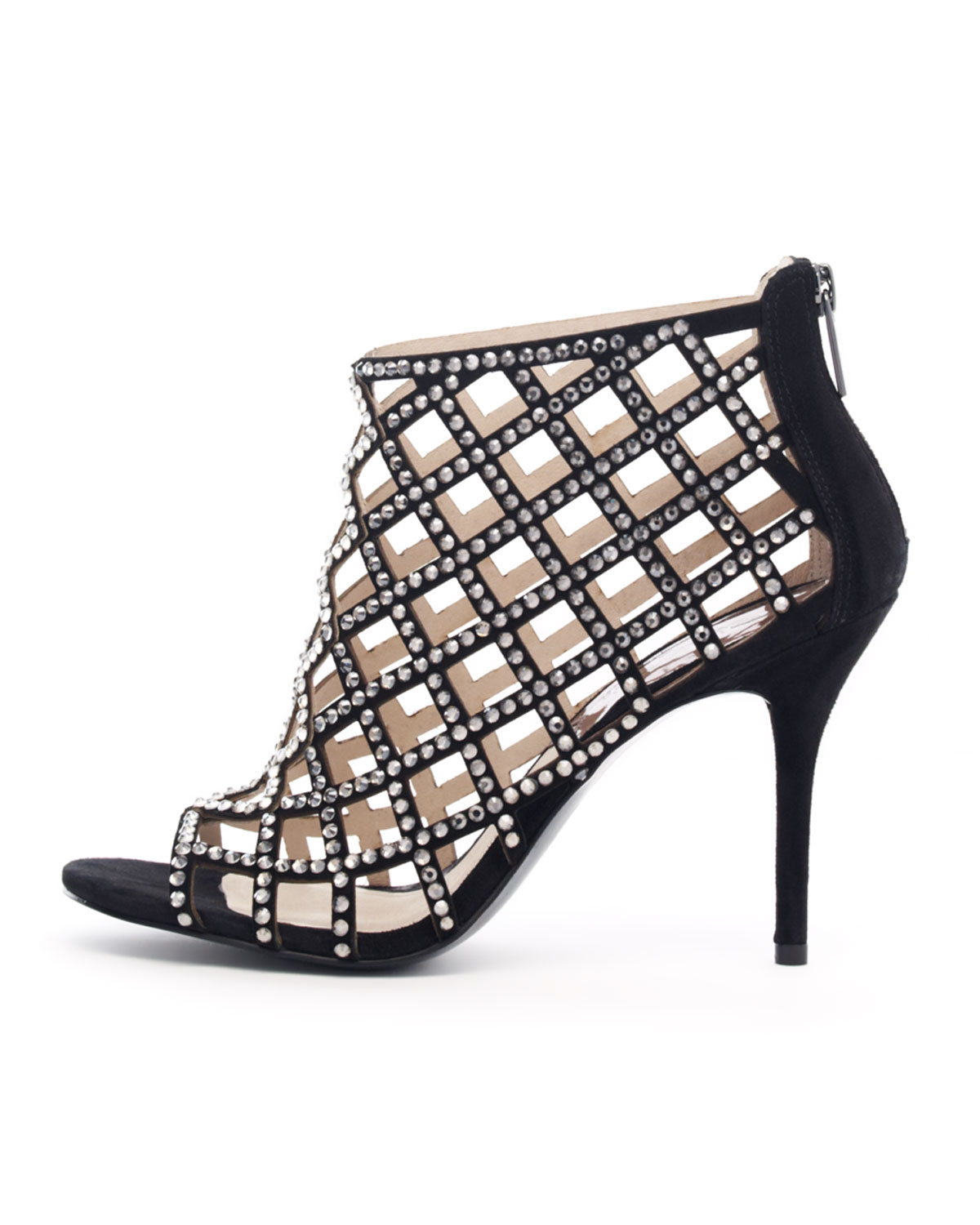 michael kors yvonne open toe bootie