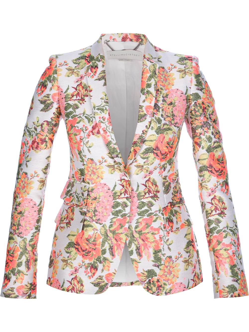 Stella McCartney Floral Blazer in Pink - Lyst