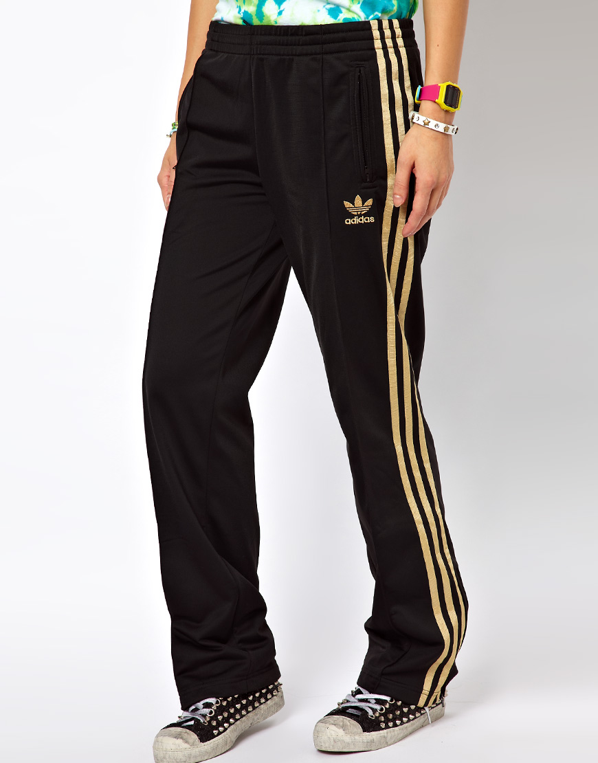 adidas gold track pants