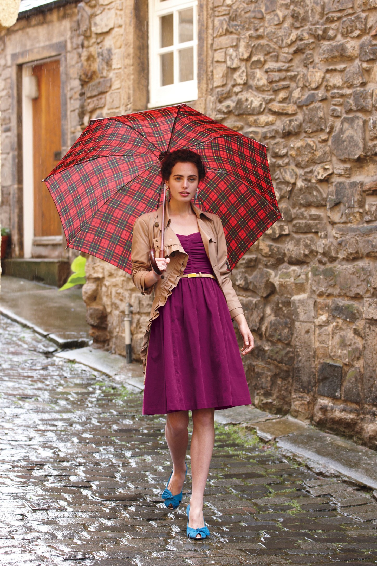 Lyst Anthropologie Cutout Heels in Blue