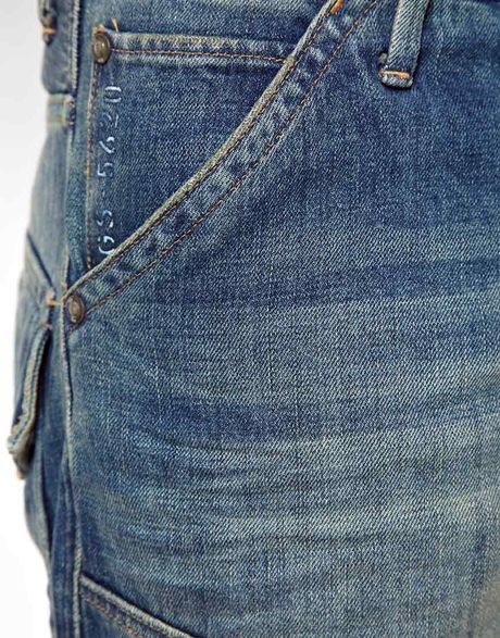 G-star Raw Skiff Elwood 3d Loose Fit Medium Aged Jeans in Blue for Men ...