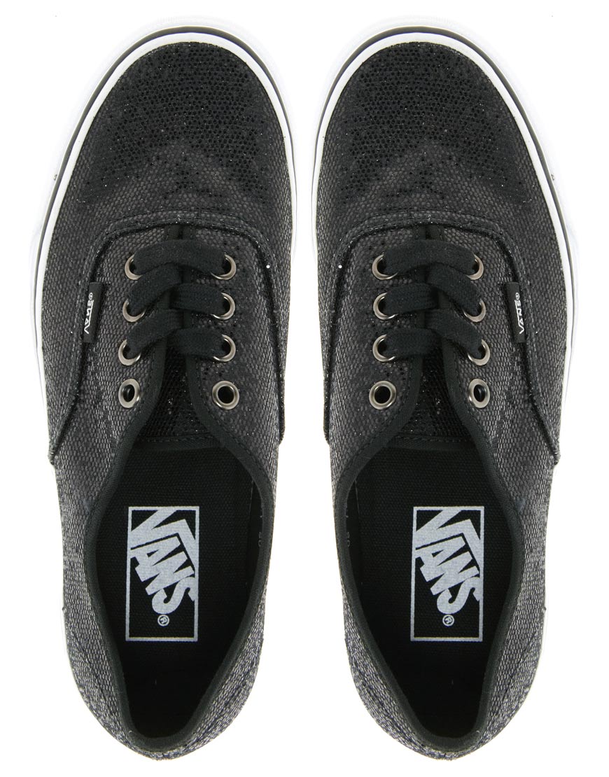 Vans glitter noir outlet