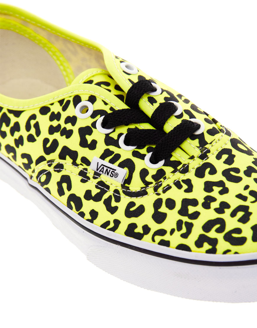 green leopard vans